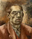 Self-portrait by Ottone Rosai, oil on canvas, offered Jun 2024