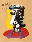 Portrait Imaginaire by Pablo Picasso, 1969, Signature and date on the plate, offered Jun 2024