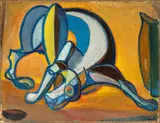 Sigfrido Pfau, Abstract dog, 1951