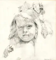 Renzo Vespignani, Child portrait, 1976
