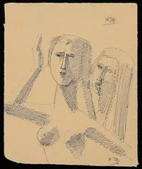 Amiche by Mario Tozzi, 1965, offered Jun 2024