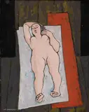 Felice Casorati, Nudo di scorcio