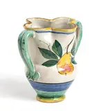 Günther Stüdemann, Vase with fruit decoration - Vietri, On the base: Made in Italy