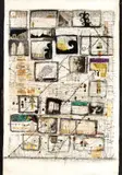 Magdalo Mussio, Untitled, Collage and mixed media on board