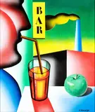 Vincenzo Maugeri, Uomo al bar, 2024