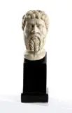 Ivory carving, Untitled, depicting the