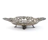 Josef Carl Klinkosch, Austro-Hungarian silver basket, cast silver