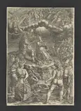 Giorgio Ghisi, The Martyrdom of Saint Barbara, Engraving