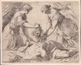 Judith and Holofernes by Jacopo Negretti Detto Palma Il Giovane, Etching, offered Apr 2024