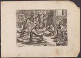 Odoardo Fialetti, School of drawing, 1608, Etching