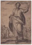 Antonio Tempesta, Judas Thaddeus, Etching
