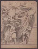 Sisto Badalocchio, Two prophets, from Correggio