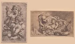 Cornelis Schut, Madonna and Child with Saint John | Infant Jesus with globe, Lot of