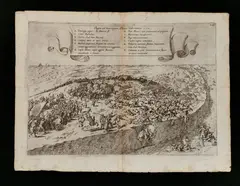 Johann Wilhelm Baur, Pugna ad Gemingam, Illustration from "De bello Belgico" by Famiano Strada (Rome: Francesco Corbelletti