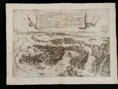 Johann Wilhelm Baur, Revocatio exercitus carholici ad Rimenantam, Illustration from "De bello Belgico" by Famiano Strada (Rome: Francesco Corbelletti