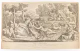 Pietro Santi Bartoli, Hylas a nymphis raptus, by Giulio Romano. Etching