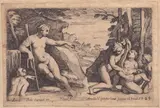 Carlo Cesi, Diana and the nymph Callisto, by Annibale Carracci