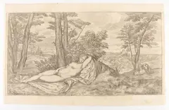 Sleeping Venus by Valentin Lefebvre, after Tiziano, offered Apr 2024