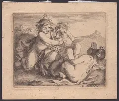 Bacchanal by Pierre Parrocel, Etching, offered Apr 2024
