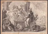 Francesco Fontebasso, Sacrifice of Iphigenia, Etching