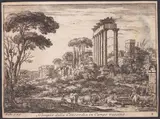 Philothée François Duflos, Tempio della Concordia in Campo vaccino, Etching