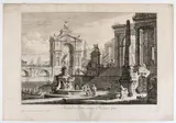 Pietro Gaspari, Multiplex Portus varas Navigiis aptus, Etching