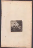 David Deuchar, A woman with child in the landscape, Etching
