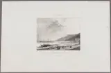 Jean-Baptiste Isabey, Le Port de Salerne, 1822, Lithograph