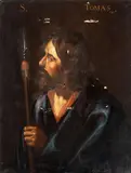 Bartolomeo Mendozzi, Saint Thomas, Oil on canvas