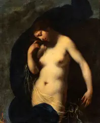 Andromeda by Francesco Furini, The painting is a beautiful contemporary replica of the painting by Francesco Furini now in the Hermitage Museum, offered Apr 2024