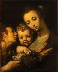 Allegory of Summer by Cornelis van Haarlem, Il dipinto reca al retro, offered Apr 2024