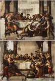 Luca Giordano, a) Supper in the House of the Pharisee; b) The Wedding at Canaan. Pair of paintings, We are grateful to Prof. Riccardo Lattuada for confirming the attribution to Luca Giordano after viewing the