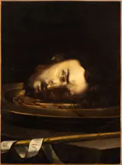 The Head of John the Baptist by Jusepe de Ribera, Oil on canvas, offered Apr 2024