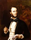 Phoebus Levin, Portrait of a gentleman with letter and spectacles, The painting bears the signature and date on the verso of the letter held by the portrait: "EDW [...] / PH. LEVIN