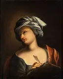 Sybil by Giovanni Francesco Romanelli Il Viterbese, The painting is an early replica of the painting by Giovan Francesco Romanelli now in the Galleria Borghese in, offered Apr 2024