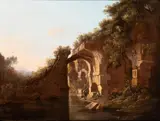 Alexander Nasmyth, Landscape with ruins and figures