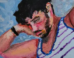 Tommi legge by Valeria Magini, Valeria Magini is an artist born in Rome in, offered Mar 2024