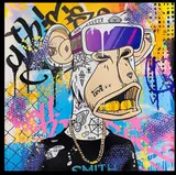 Noble, Virtureal-Street BAYC, 2023, The work is accompanied by a certificate of authenticity. NOBLE$$ is an artist born in Marseille in
