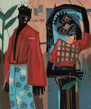 Ozy, Narciso, 2021, Ozy Worldy is a contemporary artist born in Matera in