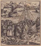 Leonhard Beck, King Philip receives his bride, woodcut