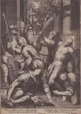 Theodoor Galle, The Flagellation of Christ, Engraving