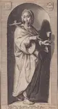 Jacob Matham, Fides, 1593, by Hendrik Goltzius. Burin