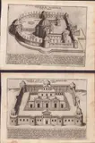 Giacomo Lauro, Thermae Constantini Imperatoris | Thermae Agripae, etching