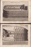 Giacomo Lauro, Amphitheatrum Tauri Statilii | Theatrum Marci Scauri, etching