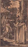 Geronima Cagnaccia Parasole, Saint Andrew saves a bishop, after Antonio Tempesta