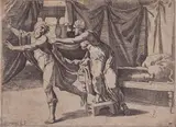 Giovanni Lanfranco, Joseph and Putiphar's wife, 1607, from a series of