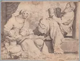 Annibale Carracci, The Holy Family with Saint John the Baptist