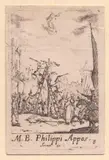 Jacques Callot, M. B. Philippi Appos. (Martyrdom of Saint Philip), etching