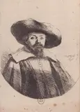 Samuel Manasseh Ben Israel by Rembrandt Harmensz van Rijn, etching, offered Feb 2024