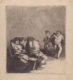 Cornelis Bega, Dance, etching